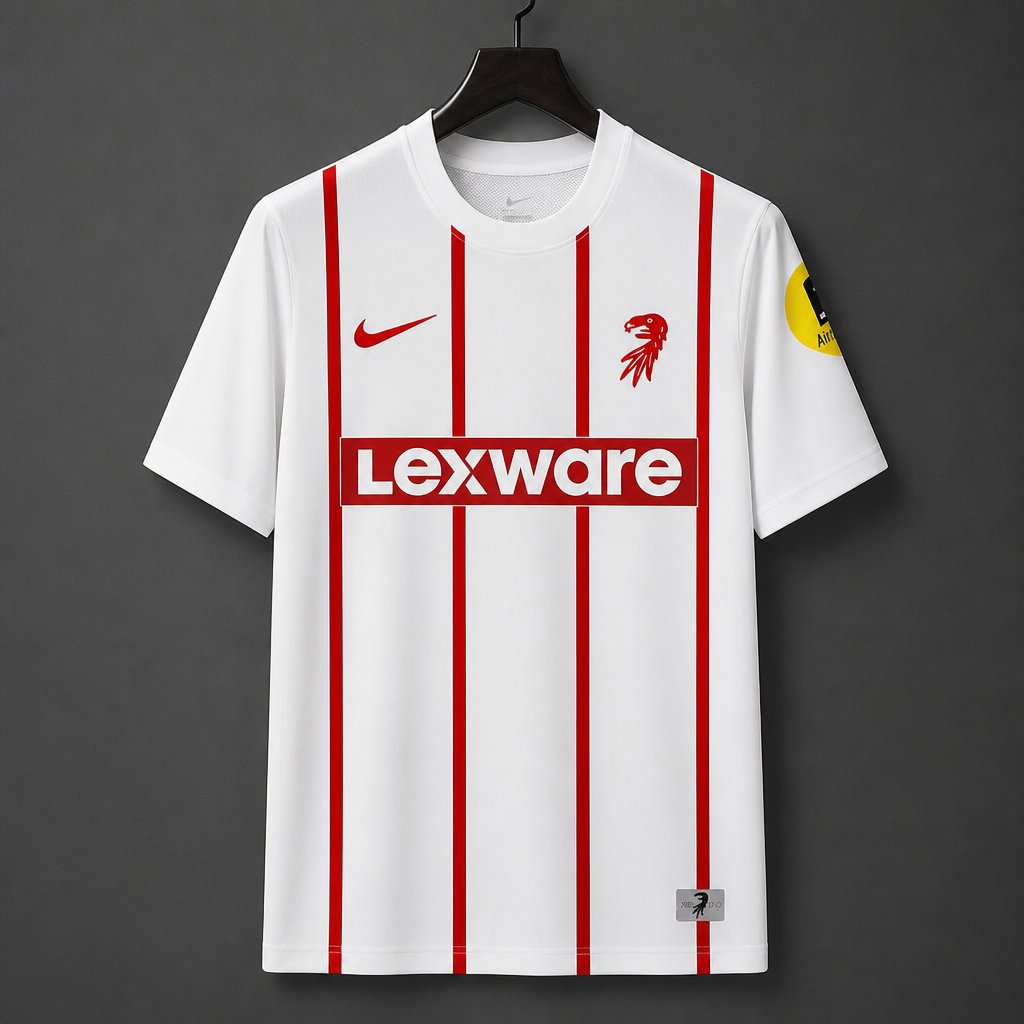 Camisola SC Freiburg 2026-27 Alternativa Branca Versão Adepto