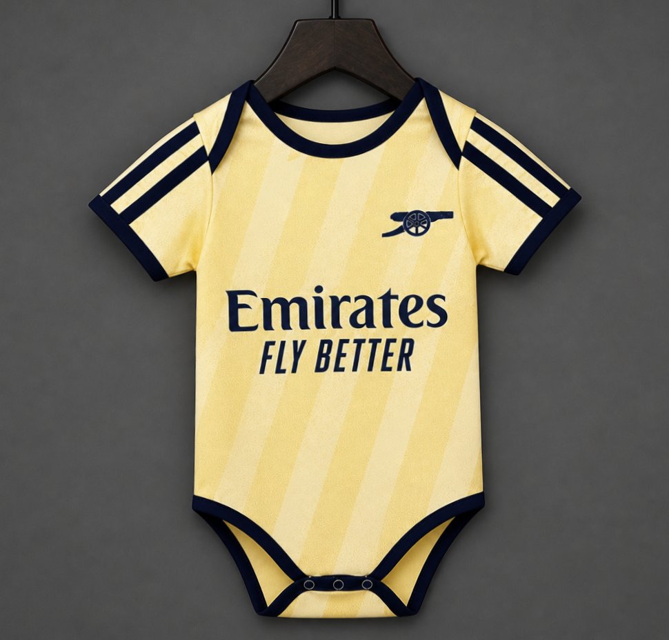 Body Bebé ARS 2026-27 Alternativo Amarelo