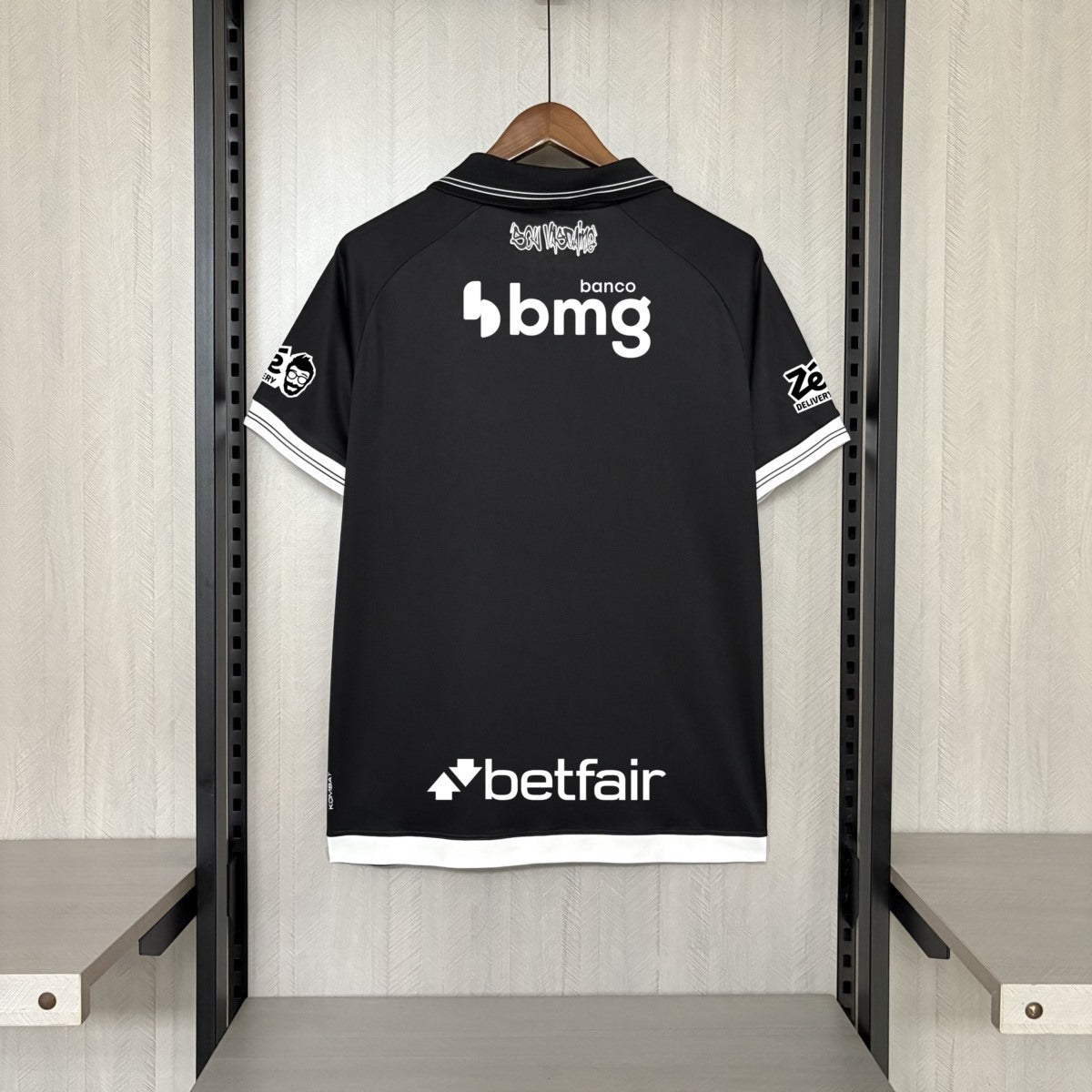 Camisola Vasco da Gama 2025-26 Principal Versão Adepto Todos Patrocinadores