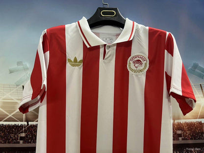 Camisola Olympiacos 2024-25 Edição Especial 100º Aniversário Versão Adepto