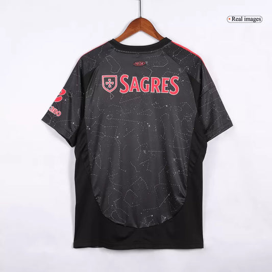 Camisola S.L.B. 2024-25 Alternativa Preta Versão Adepto (Entrega Imediata)