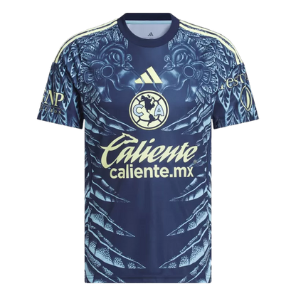 Camisola CF America 2025-26 Alternativa Azul Versão Adepto