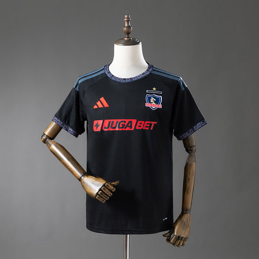 Camisola CSD Colo Colo 2026-27 Alternativa Preta Versão Adepto