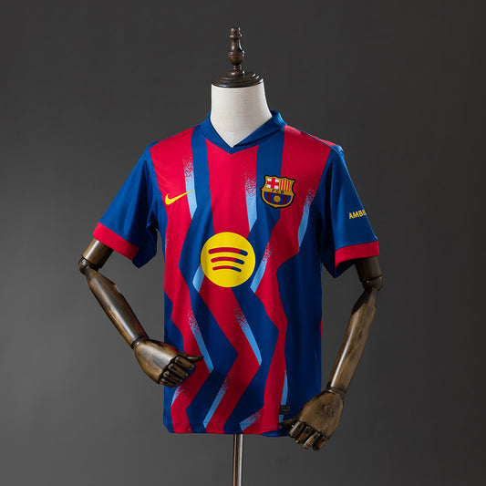 Camisola FC Barcelona 2025-26 Alternativa Azul Versão Adepto