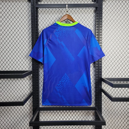 Camisola Brasil 2025 Alternativa Azul Versão Adepto