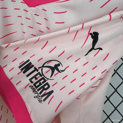 Camisola Real Sporting de Gijón 2024-25 Alternativa Rosa Versão Adepto