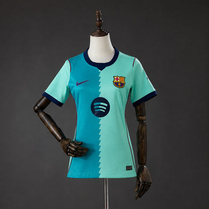 Camisola FC Barcelona 2026-27 Alternativa Azul Versão Mulher