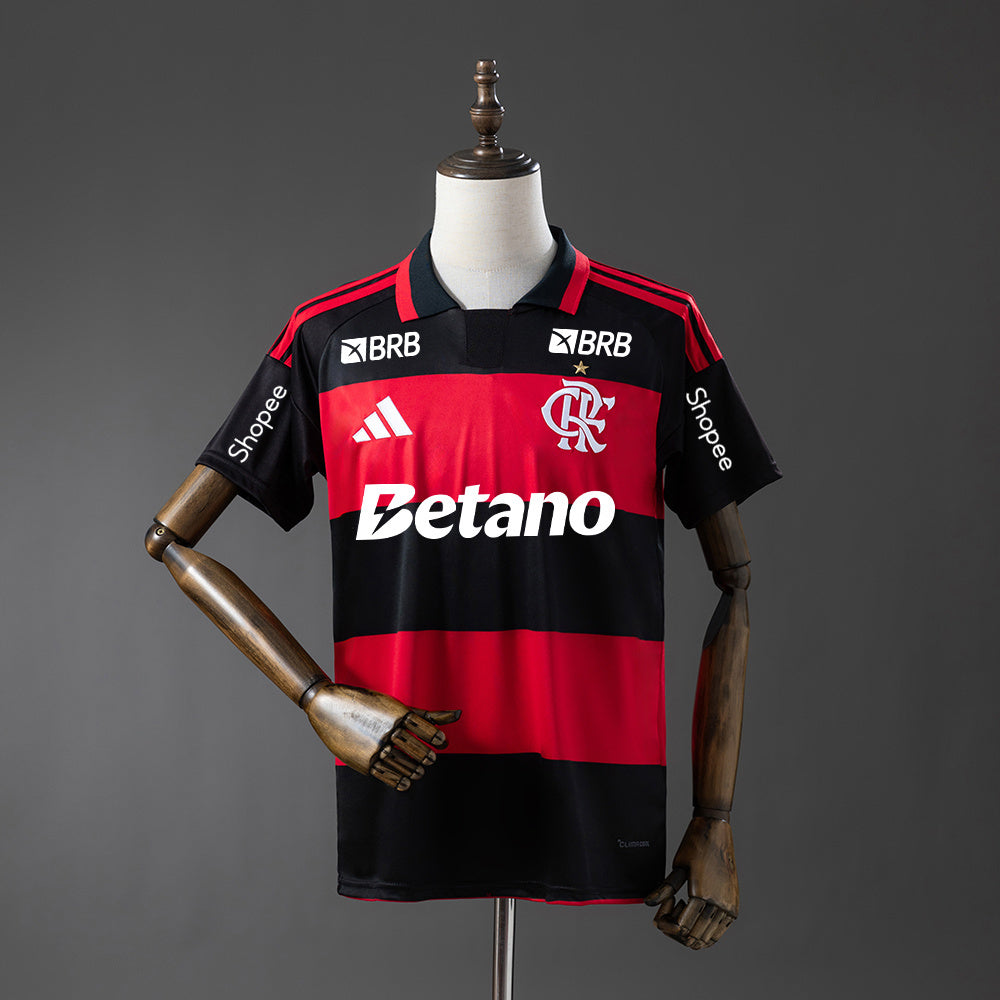 Camisola CR Flamengo 2026-07 Principal Versão Adepto Todos Patrocianores