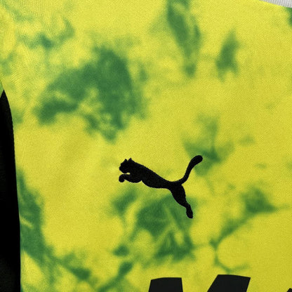 Camisola US Sassuolo 2025-26 Alternativa Amarela Versão Adepto