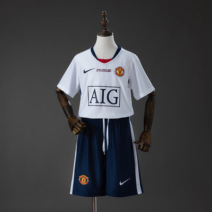 Kit Criança M-UNITED 2008-09 Alternativo Final UCL