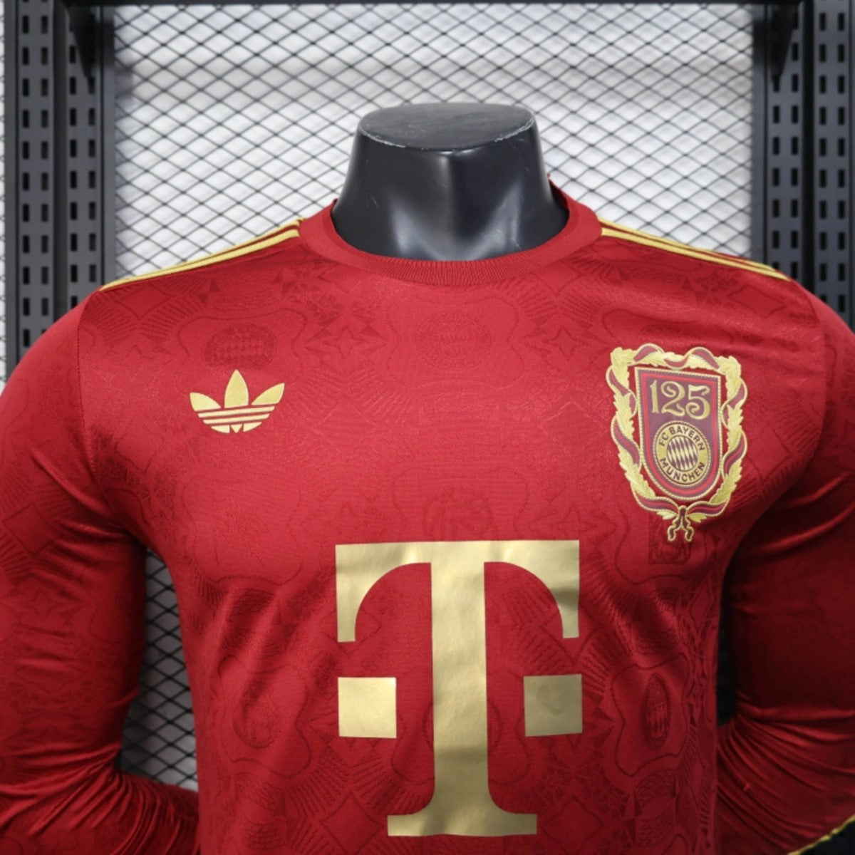 Camisola Manga Comprida FC Bayern Munique 2024-25 Edição 125º Aniversario  Versão Jogador