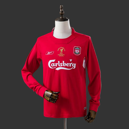 Camisola Manga Comprida LIV 2004-05 Principal Final UCL Versão Adepto