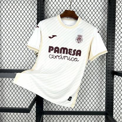 Camisola FC Villarreal 2025-26 Alternativa Branca Versão Adepto