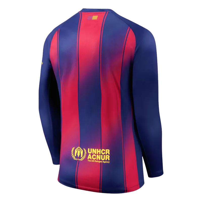 Camisola Manga Comprida FC Barcelona 2025-26 Principal Versão Adepto