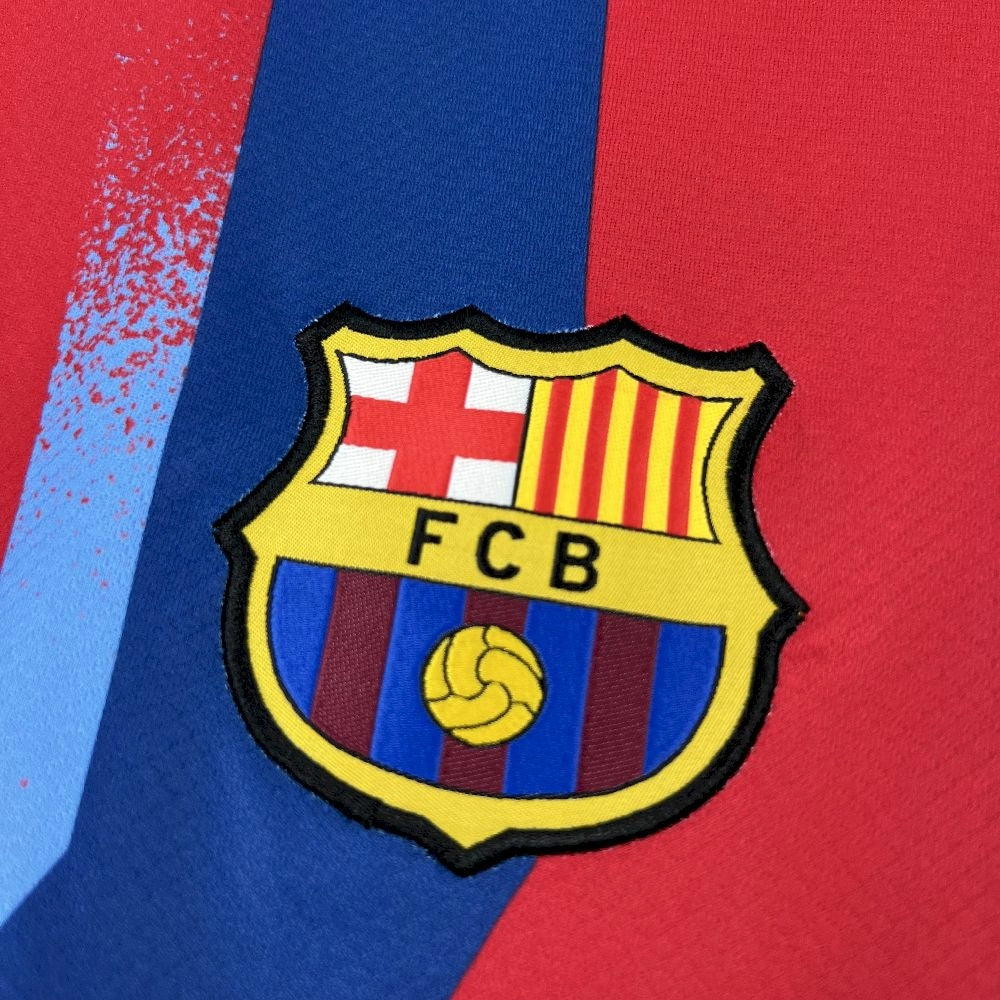 Camisola FC Barcelona 2025-26 Alternativa Azul Versão Adepto