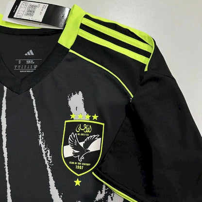 Camisola Al Ahly FC 2025-26 Alternativa Preta Versão Adepto