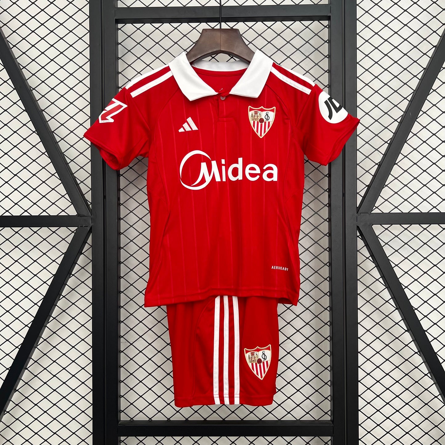 Kit Criança Sevilha FC 2025-26 Alternativo