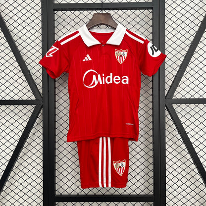 Kit Criança Sevilha FC 2025-26 Alternativo
