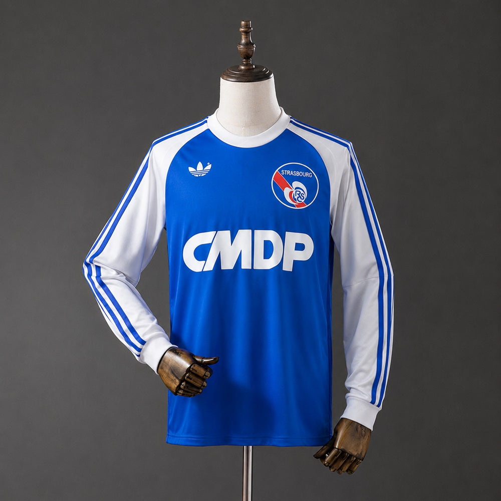 Camisola Manga Comprida RC Strasbourg 1978-79 Principal Versão Adepto