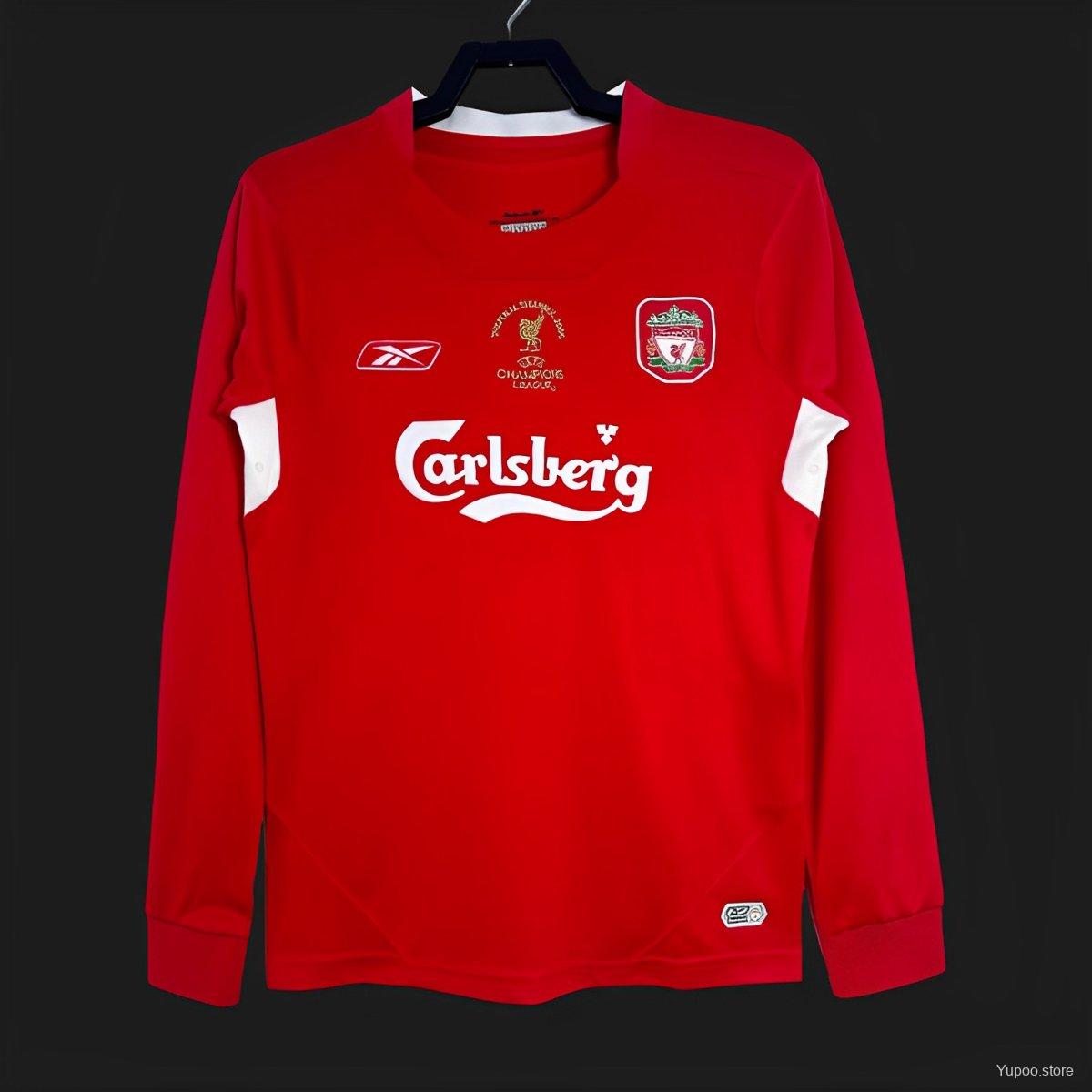 Camisola Manga Comprida LIV 2004-05 Principal Final UCL