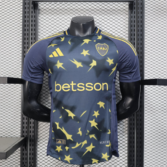 Camisola CA Boca Juniors 2025-26 Alternativa Azul Versão Jogador