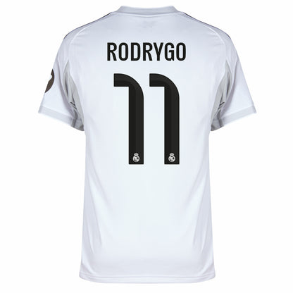 Camisola Real Madrid CF 2025-26 Principal Versão Adepto RODRYGO #11