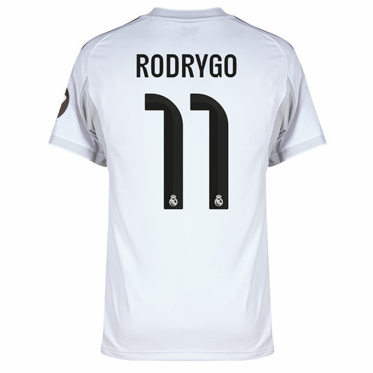 Camisola Real Madrid CF 2025-26 Principal Versão Adepto RODRYGO #11