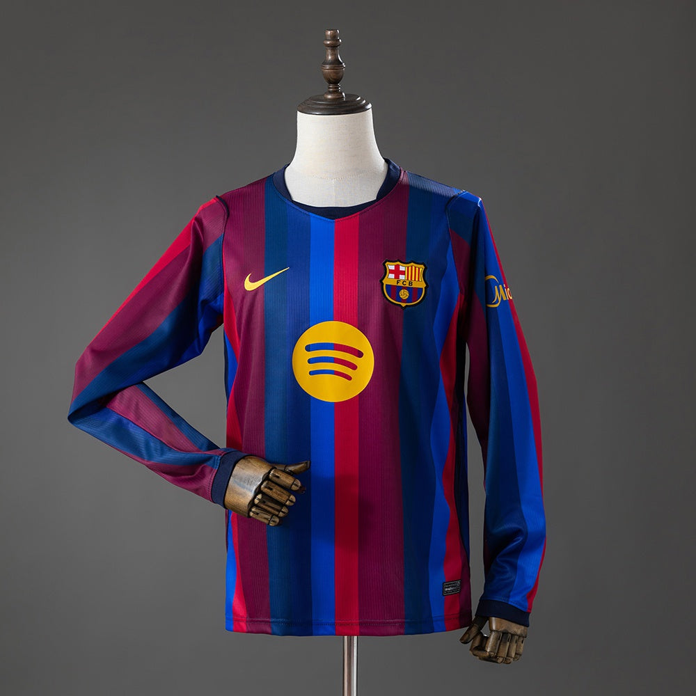 Camisola Manga Comprida FC Barcelona 2026-27 Principal Versão Adepto