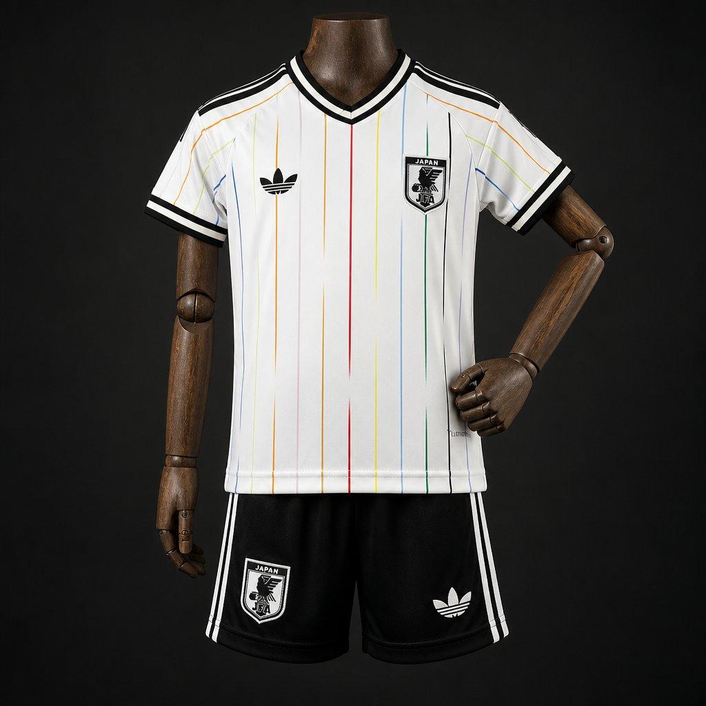 Kit Criança Japão 2026 Alternativo Branco