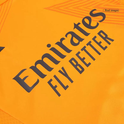 Camisola Real Madrid CF 2024-25 Alternativa Laranja Versão Mulher