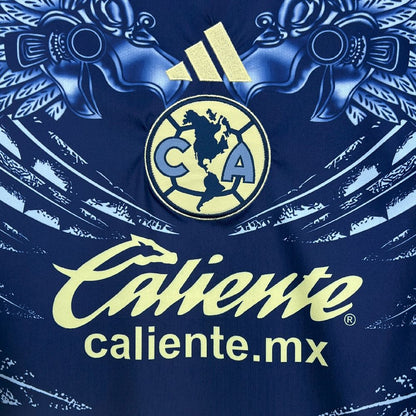 Camisola Manga Comprida CF America 2025-26 Alternativa Azul Versão Adepto