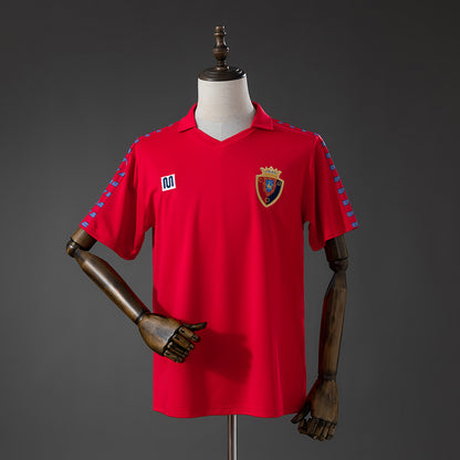 Camisola CA Osasuna 1983-84 Principal Versão Adepto