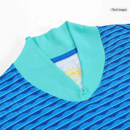 Camisola Brasil 2024 Alternativa Azul Versão Adepto