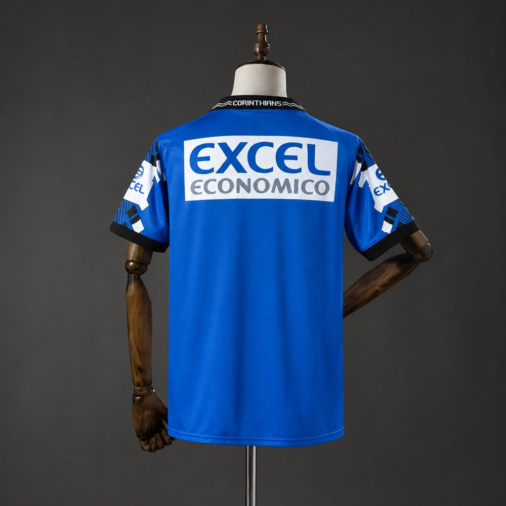 Camisola SC Corinthians 1998-99 Alternativa Azul Versão Adepto