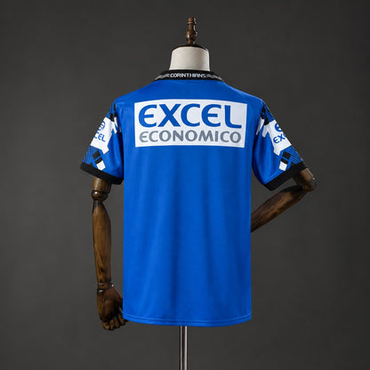Camisola SC Corinthians 1998-99 Alternativa Azul Versão Adepto