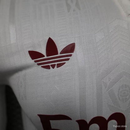 Camisola Manga Comprida ARS 2025-26 Alternativa Branca Versão Jogador