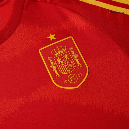 Camisola Espanha 2024 Principal Versão Adepto