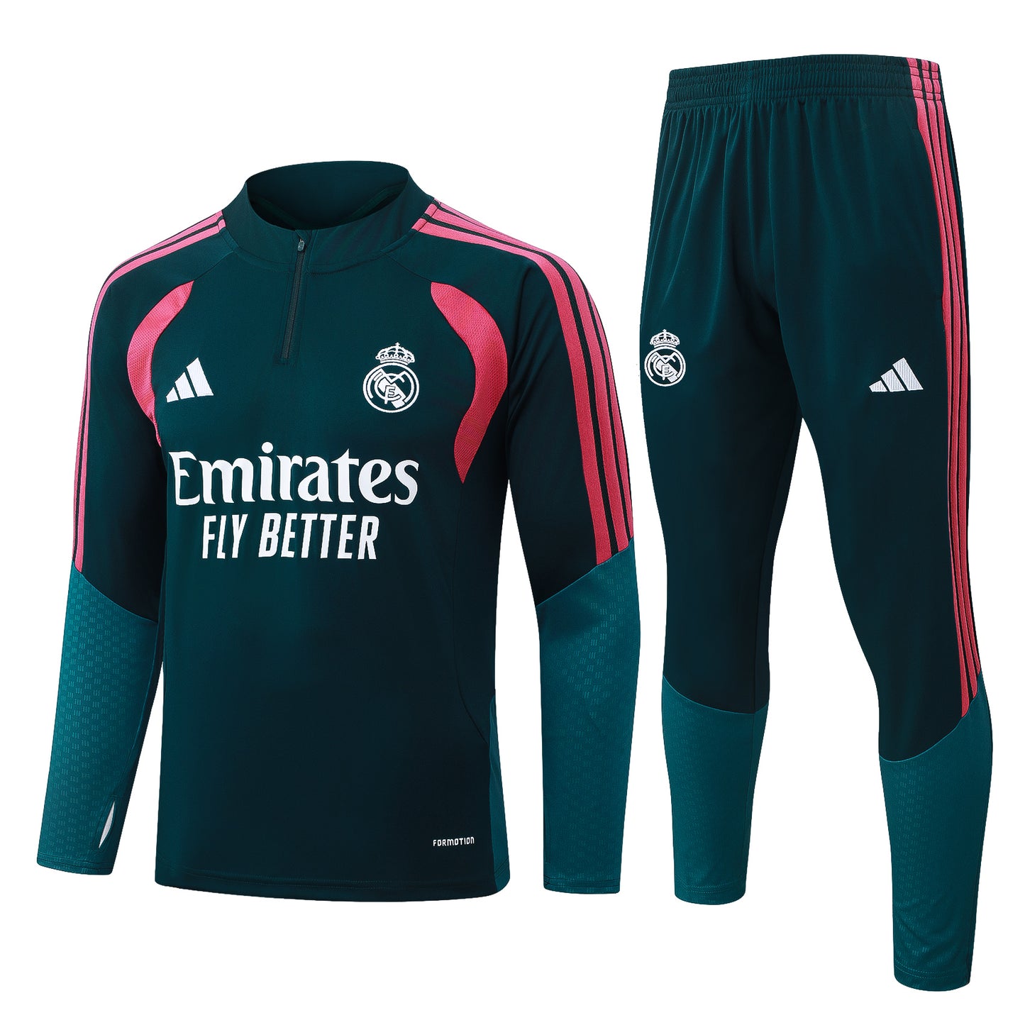 Fato de Treino Real Madrid CF 2026-27 - Camisola com Fecho