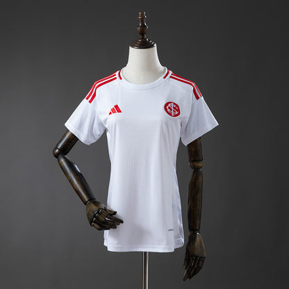 Camisola SC Internacional 2025-26 Alternativa Branca Lisa Versão Mulher