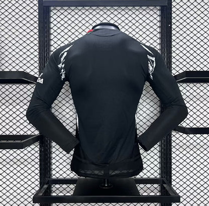 Camisola Manga Comprida ARS 2024-25 Alternativa Preta Versão Jogador