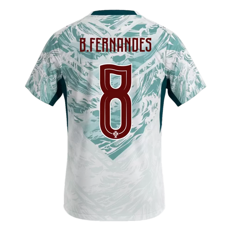 Camisola Portugal 2026 Alternativa Versão Adepto B. FERNANDES #8