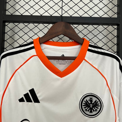 Camisola SG Eintracht Frankfurt 2025-26 Alternativa Branca Versão Adepto