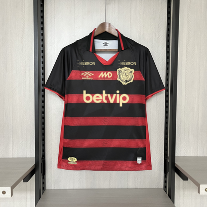 Camisola SC Recife 2024-25 Principal Versão Adepto Todos Patrocinadores