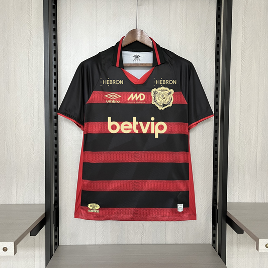 Camisola SC Recife 2024-25 Principal Versão Adepto Todos Patrocinadores