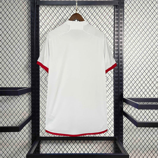 Camisola Flamengo 2024-25 Alternativa Branca Versão Adepto