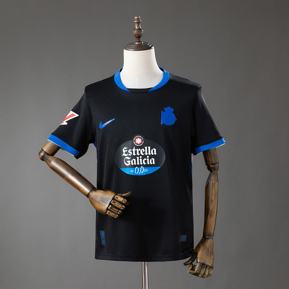 Camisola RC Deportivo de Corunha 2026-27 Alternativa Preta Versão Adepto