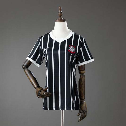 Camisola SC Corinthians 2026-27 Alternativa Preta Lisa Versão Mulher
