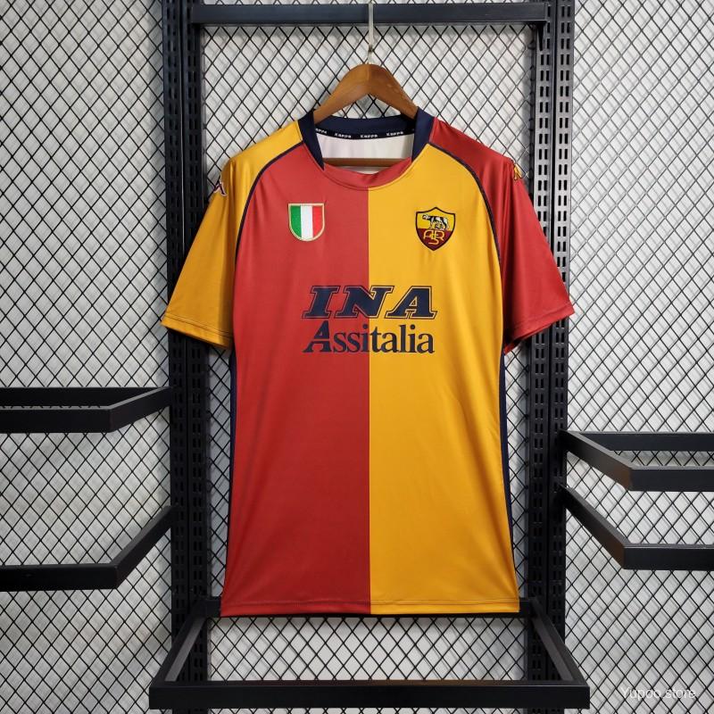 Camisola AS Roma 2001-02 Principal