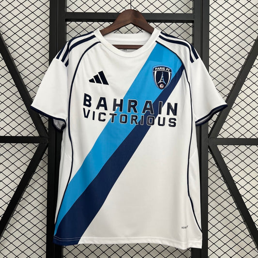 Camisola Paris FC 2025-26 Alternativa Branca Versão Adepto