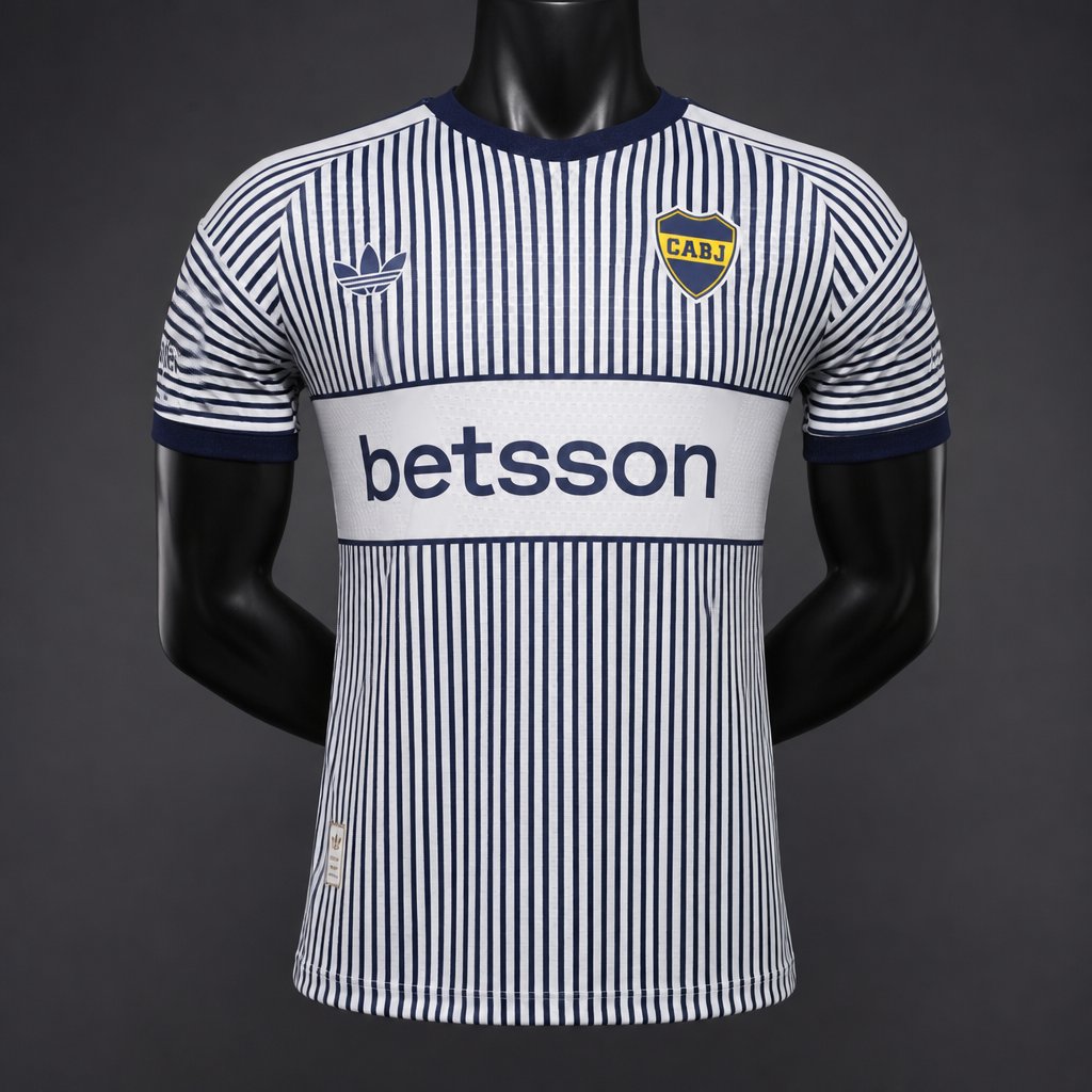 Camisola CA Boca Juniors 2026-27 Alternativa Riscas Versão Jogador